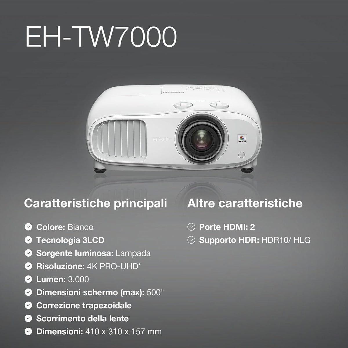 Epson VIDEO PROJECTEUR CO-FH01