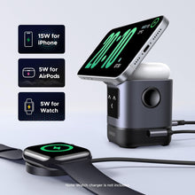 UGREEN 15W Uno Wireless Charger, Qi2 Certified MagSafe Charging, Fast Magnetic Phone Stand, 2-in-1 Foldable Wireless Charger Station Compatible with iPhone 16/15/14/13/12 Series, AirPods 4/3/2/Pro 2