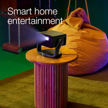 Epson EF-22 Mini Smart Laser Projector with Swivel stand, Full HD, 1000 Lumens, 150 Inch Display with HDR, Google TV, Dolby Atmos Sound, Gaming & Home Cinema – Onyx Black