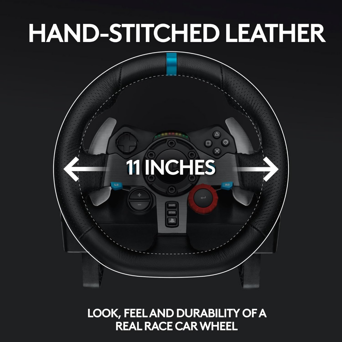 Logitech G29 Driving Force Racing Wheel And Floor Pedals,  Black & Driving Force Racing Shifter For G29 And G920 Driving Force Racing Wheels, Black