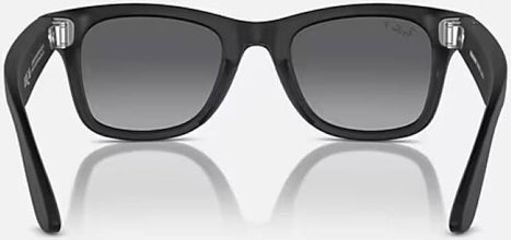 Meta Ray-Ban RAY-BAN RW 4008 WAYFARER Matte Black, Polarized Gradient Graphite 53/22/155 RW4008