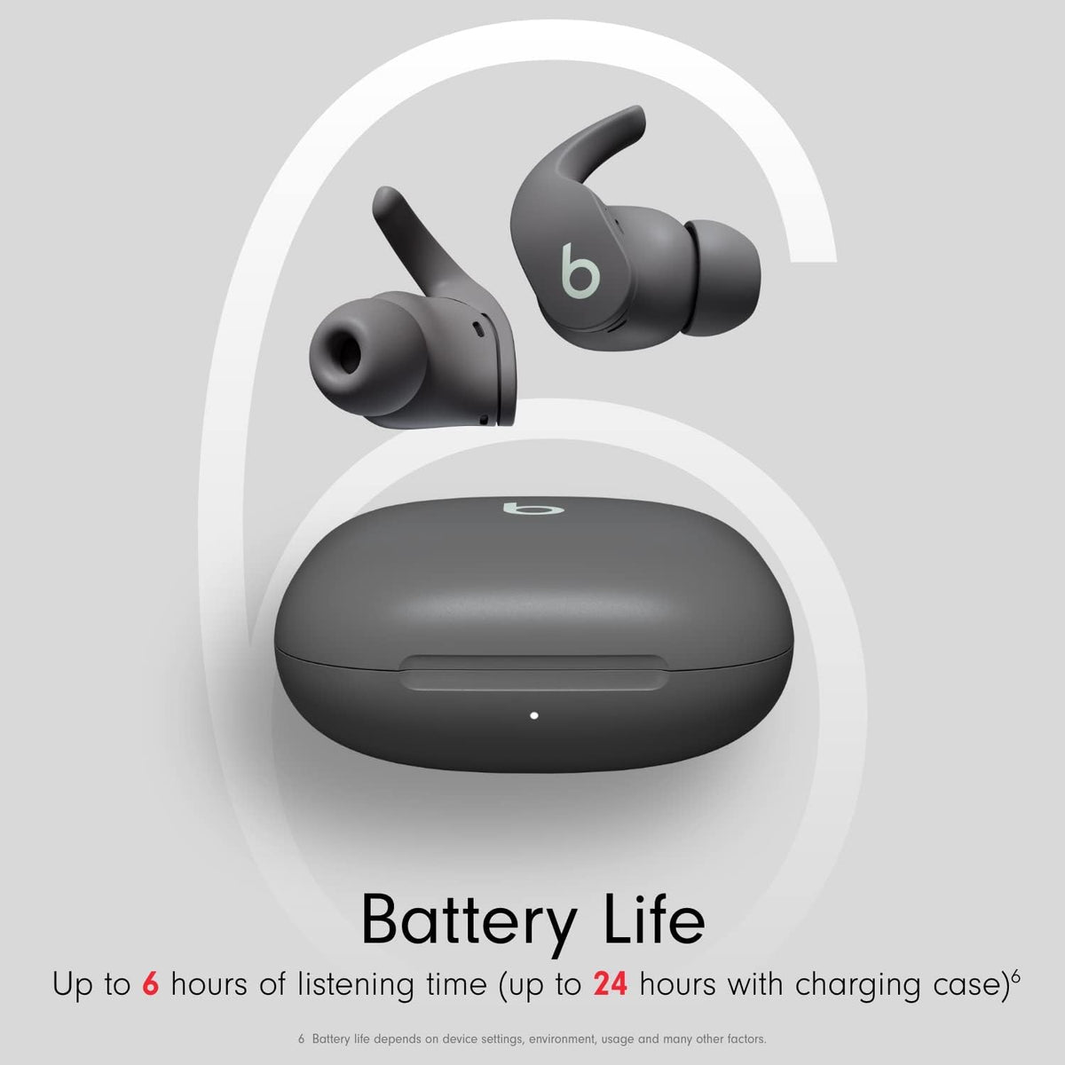 Beats Fit Pro – True Wireless Noise Cancelling Earbuds – Active Noise Cancelling - Sweat Resistant Earphones, Compatible with Apple & Android, Class 1 Bluetooth®, Built-in Microphone - Sage Grey