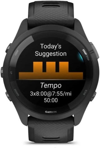 GARMIN Amoled Running Smartwatch Forerunner 265 | Upto 13 Days of Battery Life with Touchscreen Display | Advanced Training Metrics and Recovery Insights, Sleep Monitoring, Advanced Health Tracking