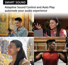 Sony LinkBuds S Truly Wireless Noise Canceling Earbud Headphones with Alexa Built-in, White