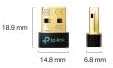 TP-Link Nano USB Bluetooth 5.3 Adapter for Multiple Devices, Long Range Bluetooth Dongle/Receiver for Win 11/10/8.1/7, Plug and Play (UB500)