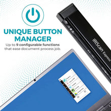 IRIScan Express Portable Scanner A4 - v4 8PPM: Document Scanner, Single-sided, USB, PDF Scanner, Scanning to Word, PDF, XLS, Business Cards to Outlook, Photo Scanner, Receipt Scanner, Win