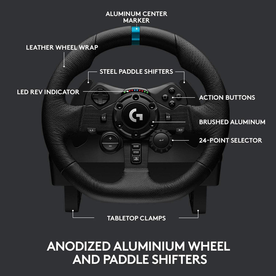 Logitech G923 Racing Wheel and Pedals