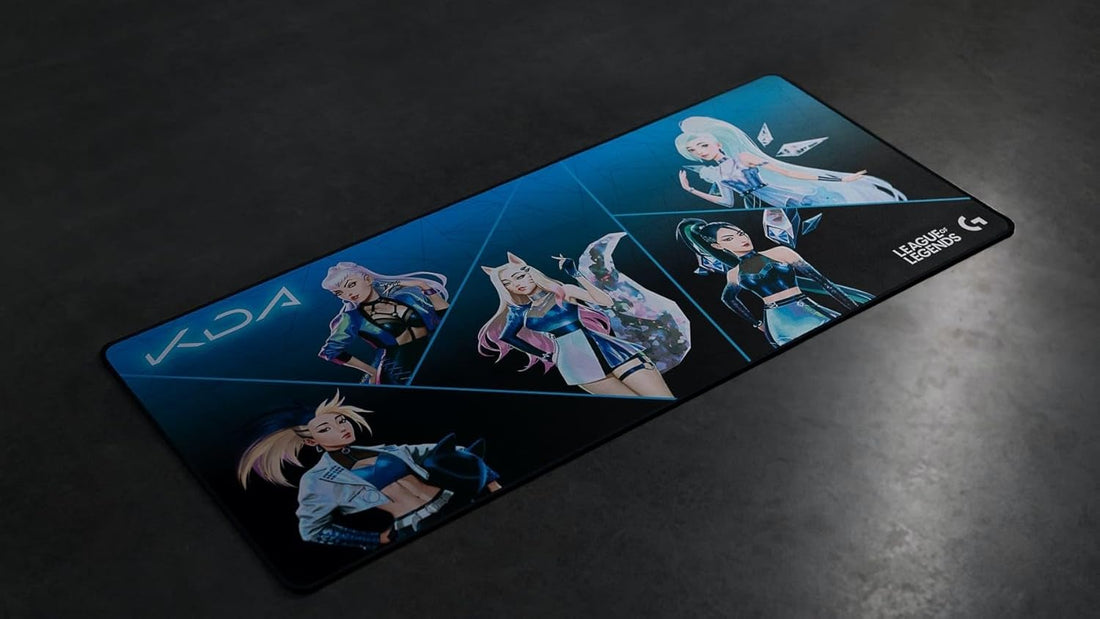 Logitech G840 Extra Large (X-Large) Gaming MoUSe Pad - Lol-Kda2.0-3 Mm Thin Pad