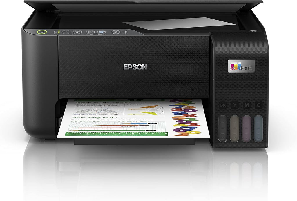 EPSON EcoTank L3250 A4 Color 3-in-1 Printer, With Wi-fi Direct, 5760 x 1440 DPI Resolution, 33ppm Print Speed, 30 Sheets Output Tray, 100 Sheets Paper Tray, Black