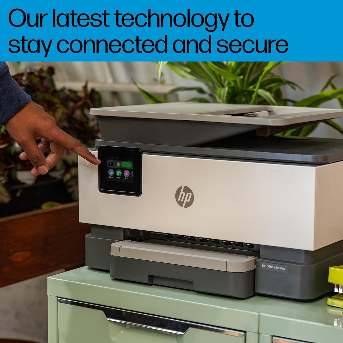 HP OfficeJet Pro 9123 All-in-One Printer - Wireless, Automatic document feeder, Two-sided printing, Two-sided scanning, Scan to PDF/Email, Touchscreen
