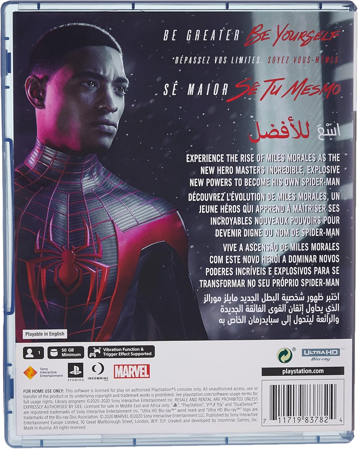 Spider-Man:  Miles Morales CD (Ps5)