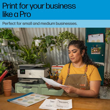 HP OfficeJet Pro 9123 All-in-One Printer - Wireless, Automatic document feeder, Two-sided printing, Two-sided scanning, Scan to PDF/Email, Touchscreen