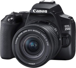 Canon EOS 250D DSLR Camera With EFS 18-55 DC III Lens Kit