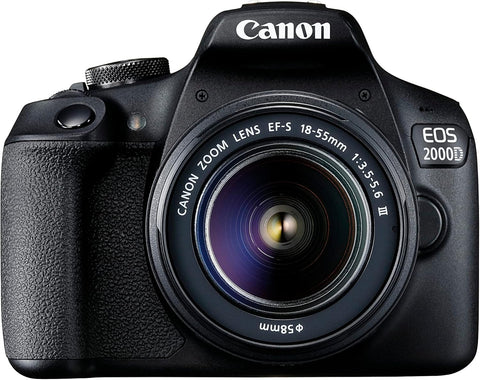 Canon EOS 2000D DSLR Camera With 18-55 DC Lens 24.1 MP APS-C Sensor Optical Viewfinder