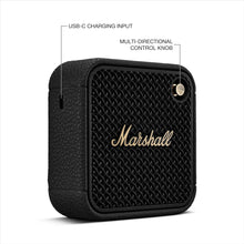 Marshall Willen II Wireless Bluetooth Speaker, Over 17+ Hours Playtime, IP67 Waterproof - Black and Brass