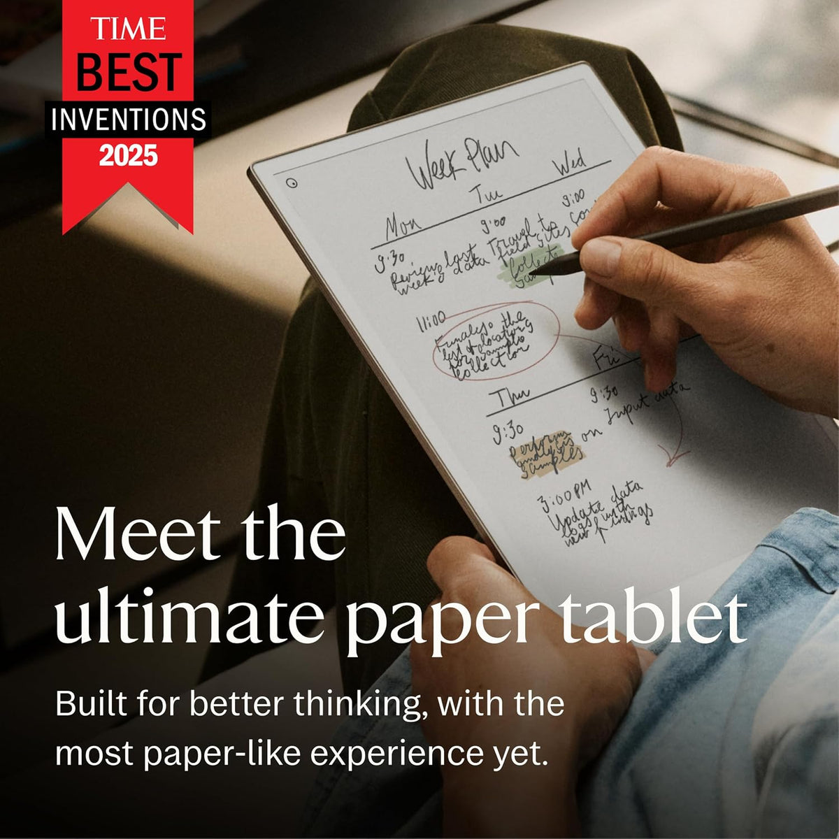 reMarkable Paper Pro Bundle – Includes 11.8” reMarkable Paper Tablet, and Marker Plus Pen with Eraser
