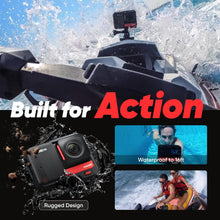 Insta360 ONE RS Twin Edition – Waterproof 4K 60fps Action Camera & 5.7K 360 Camera With Interchangeable Lenses, Stabilization, 48MP Photo, Active HDR, AI Editing