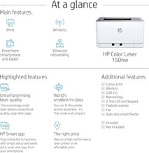 HP Color Laser 150NW Laser Printer