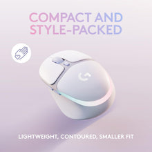 Logitech G G705 Wireless Gaming Mouse, Customisable LIGHTSYNC RGB Lighting, LIGHTSPEED Wireless, Bluetooth Connectivity, Lightweight, PC/Mac/Laptop - White Mist