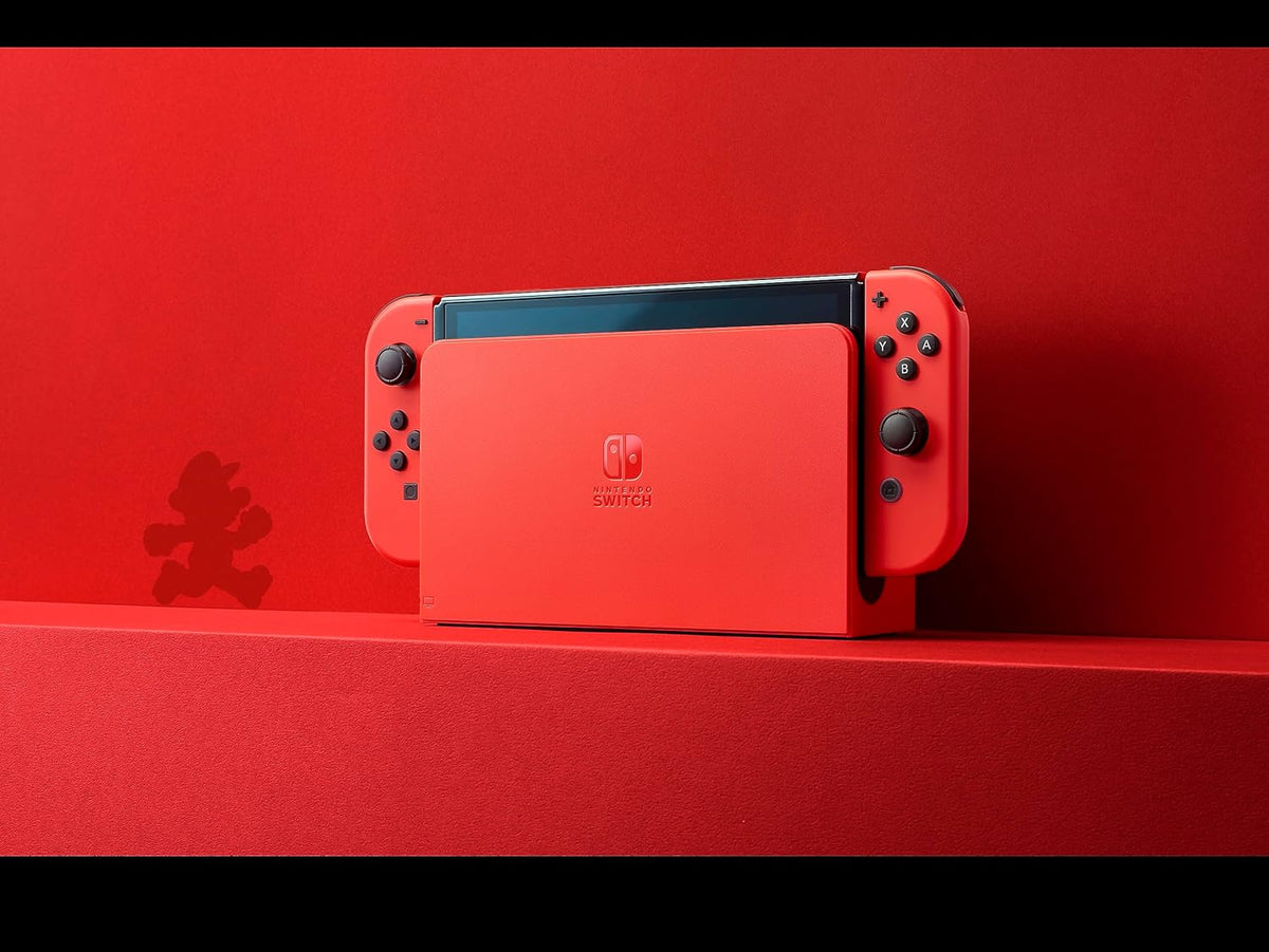 Nintendo Switch OLED Mario Red Edition Gaming Console