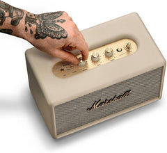 Marshall Acton III 60W Premium Home Wireless Speaker with Bluetooth 5.2 and Multiple Inputs - Enjoy signature Marshall sound | Cream
