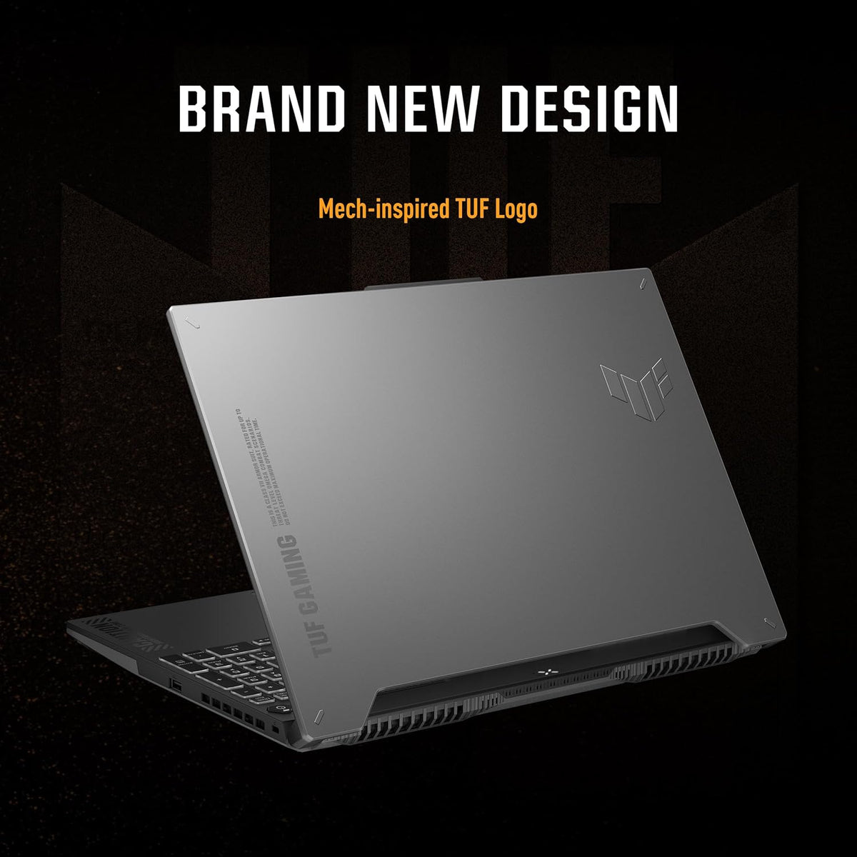 ASUS TUF F15 FX507VV-I7161G (Jaeger Gray), Gaming Laptop, i7-13620H 16GB 1TB PCIE G3 SSD, NV RTX4060, 8GB VRAM, WIN11 HOME, 15.6-inch FHD 1920X1080 16:9 144Hz, HD Webcam, Backlit-RGB-Eng-Arb-KB