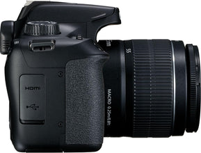 Canon EOS 4000D DSLR With EF-S 18-55mm F/3.5-5.6 III Lens 18MP Built-In Wi-Fi Black