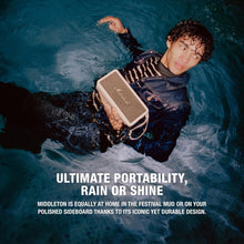 Marshall Middleton Bluetooth Portable Speaker for Outdoor Adventures, 20+ hours of Wireless playtime, water resistant IP67 50W - Cream