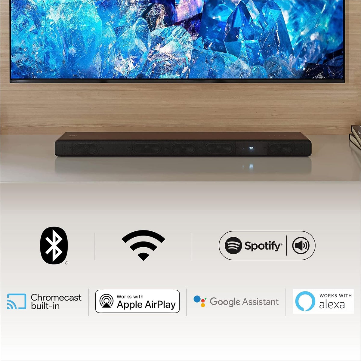 Sony HT-A3000 3.1ch Dolby Atmos Soundbar Surround Sound Home Theater with DTS:X Works with Google Assistant