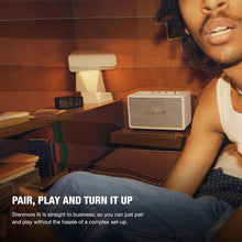 Marshall Stanmore III 50W Premium Home Wireless Speaker with Bluetooth 5.2 and Multiple Inputs - Enjoy signature Marshall sound (Cream)