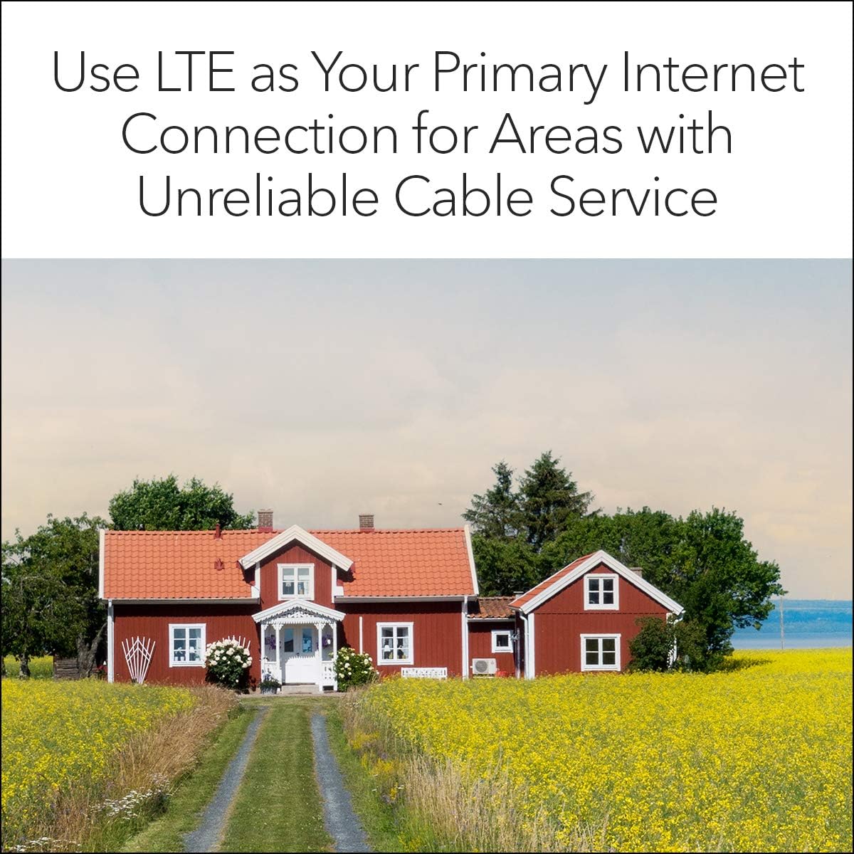 NETGEAR 4G LTE Broadband Modem (LM1200) - Use LTE as a Primary Internet Connection | Certified with All Leading Network Providers