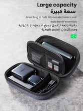 UGREEN Electronics Bag, Tech Accessories Case, Organizer Case for Travel Electronics, Water-Resistant Shockproof Organizer Pouch Compatible with Charger,Charging Cables,Flash Drive,Headphones