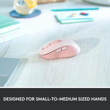 Logitech Signature M650 Wireless Mouse - for Small to Medium Sized Hands, 2-Year Battery, Silent Clicks, Customisable Side Buttons, Bluetooth, for PC/Mac/Multi-Device/Chromebook - Rose