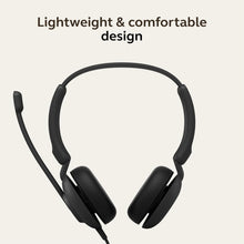 Jabra Evolve 10 Wired Headset with Noise-Cancelling Microphone for PC/Laptop Use – Easy USB-A Setup - TCO Certified – Lightweight Design - Inline Call/Volume Controls for Online Meetings - Black