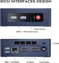 Beelink Business Mini Pc N5095 (4C/4T up to 2.9GHz) 8G RAM 256G SSD, Gigabit Ethernet, USB 3.0, 4K Dual HDMI Wi-Fi5 BT4.0, Auto Power On Wake On LAN, Reliable office mini computer