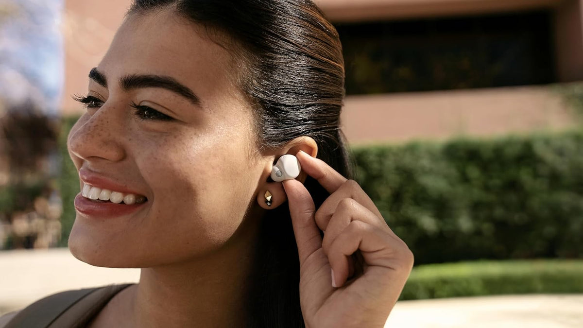 Sony LinkBuds S Truly Wireless Noise Canceling Earbud Headphones with Alexa Built-in, White