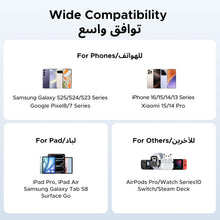 UGREEN 45W Samsung Charger, 3 Ports Type C Adapter, GaN Fast Charger with Retractable USB-C Cable and Foldable Plug, USB C Charger Compatible with Galaxy S25 S24 S23 iPhone 16/15/14 Series, Space Grey