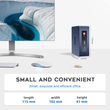 Beelink Business Mini Pc N5095 (4C/4T up to 2.9GHz) 8G RAM 256G SSD, Gigabit Ethernet, USB 3.0, 4K Dual HDMI Wi-Fi5 BT4.0, Auto Power On Wake On LAN, Reliable office mini computer