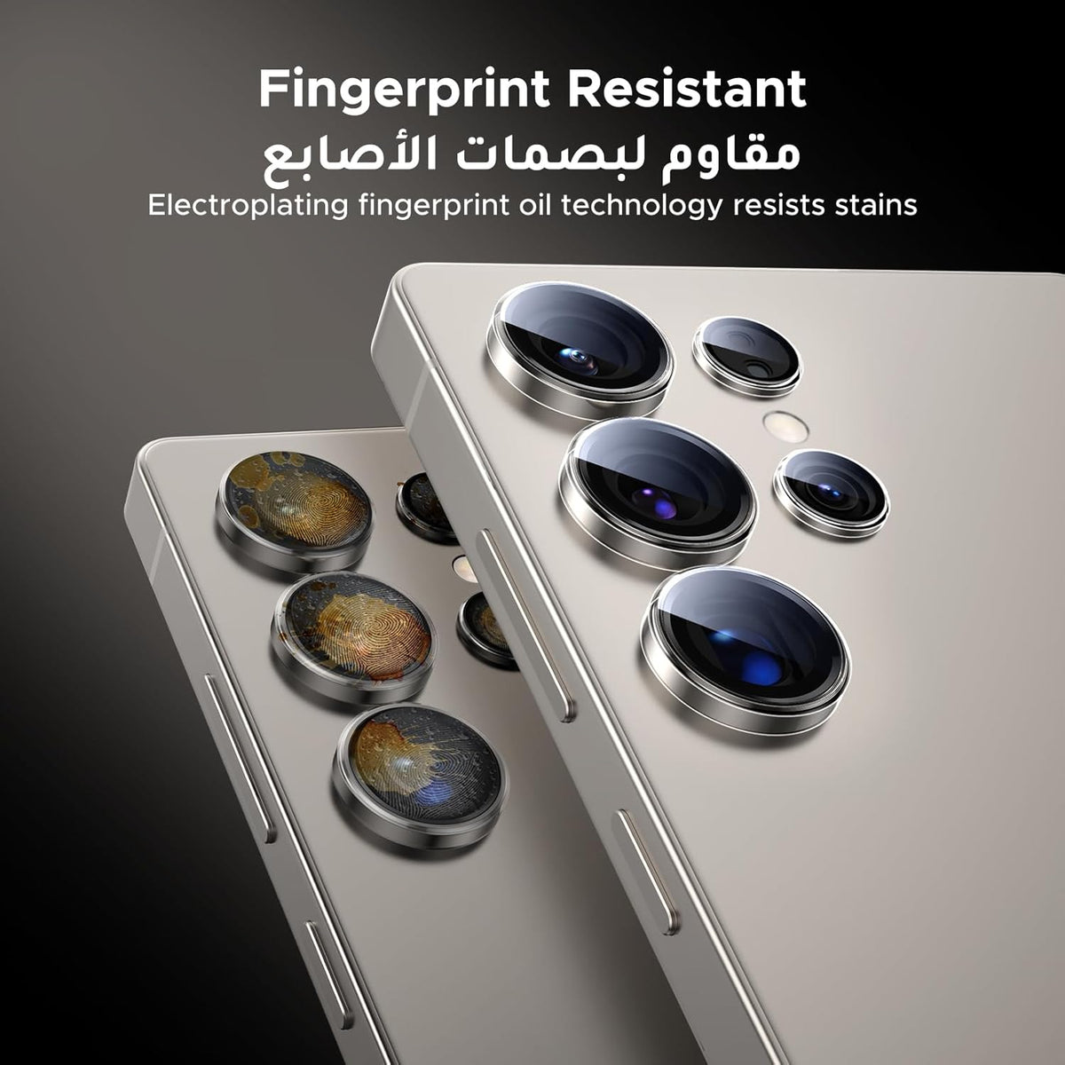 UGREEN S25 Ultra Camera Lens Protector [Ultimate Shatterproof][High Transparency][Case Friendly] Phone Lens Cover Tempered Glass Camera Protector Only Fit for Galaxy S25 Ultra-1 Pack