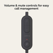 Jabra Evolve 10 Wired Headset with Noise-Cancelling Microphone for PC/Laptop Use – Easy USB-A Setup - TCO Certified – Lightweight Design - Inline Call/Volume Controls for Online Meetings - Black