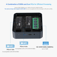TRIGKEY Key-N150 Mini PC, Up to 3.6GHz, 4C/4T, 6MB Cache, 16G DDR4 500G SSD, Support 2*HDMI 4K@60Hz Output/2 * 1000M LAN/WiFi-5/ BT5.0/ USB3.2, Wake-on-LAN, Auto Power on, Mini Desktop Computer