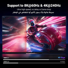 UGREEN 8K HDMI 2.1 Cable 1M, 48Gbps Certified Ultra High-speed HDMI Cord, 8K@60HZ,4K@240HZ/144HZ/120HZ, Support eARC/Dolby/HDR 10+/HDCP 2.2&2.3, Compatible for PS5/Xbox Series X/MacBook Pro/Blu-ray