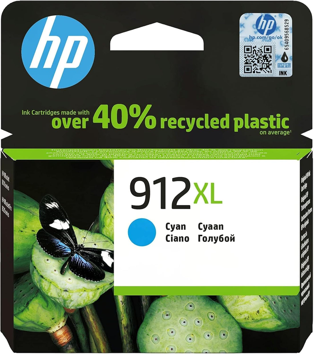 HP 912XL (3YL82AE) Multipack Original Druckerpatronen mit hoher Reichweite (für HP Officejet Pro 8010, HP OfficeJet Pro 8020) schwarz, rot, gelb, blau