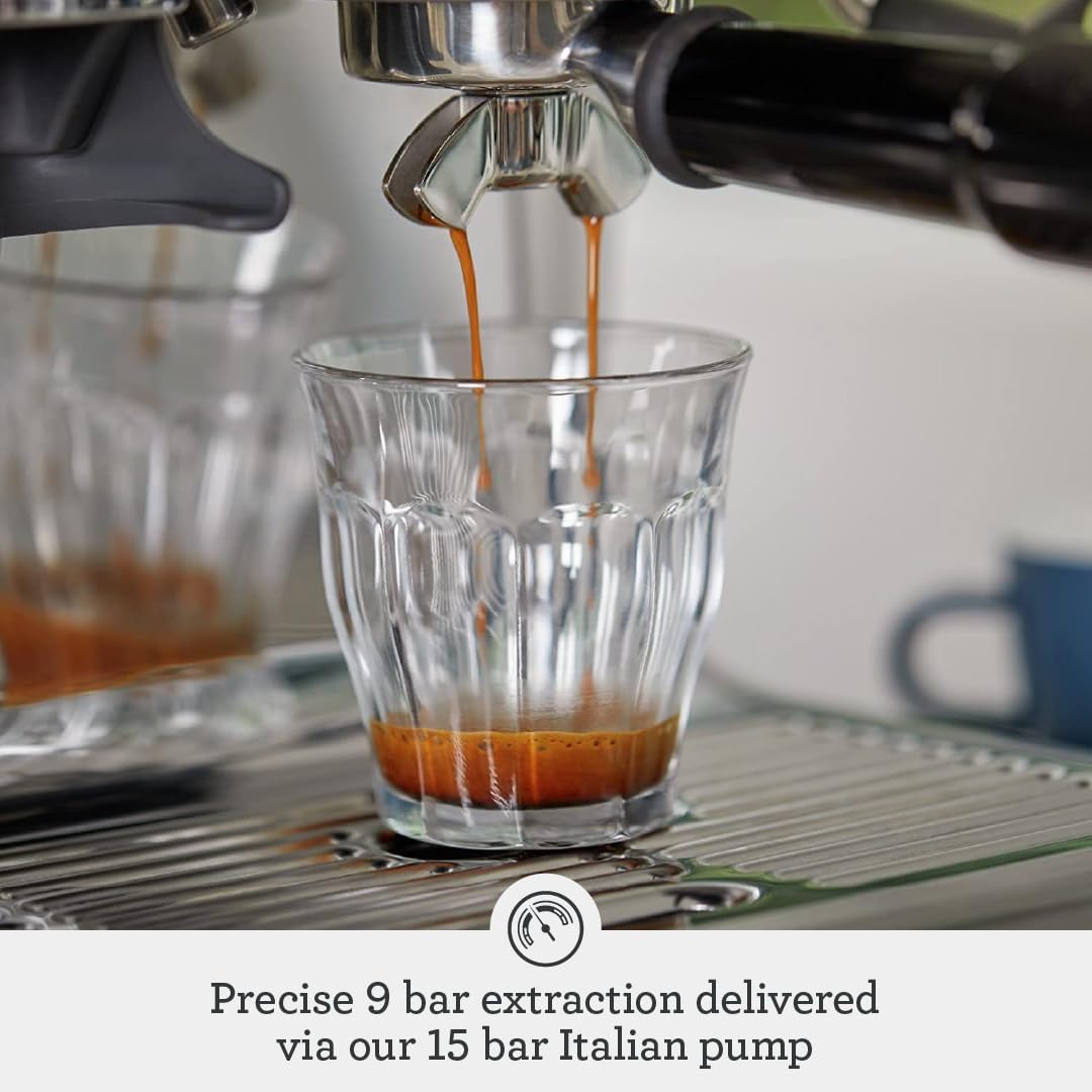 Sage - The Barista Express - Bean to Cup Coffee Machine with Grinder and Milk Frother, Brushed Stainless Steel - UAE Version, 2 Year Manufacturer Warranty