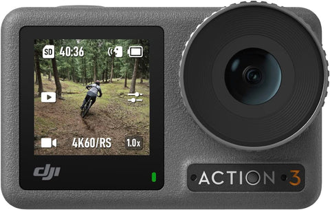DJI Osmo Action 3 Standard Combo - Action Camera 4K HDR & Wide FOV, 10-Bit Color Depth, HorizonSteady, Waterproof, Cold Resistant & Long-Lasting, Vlog Camera, UAE Version