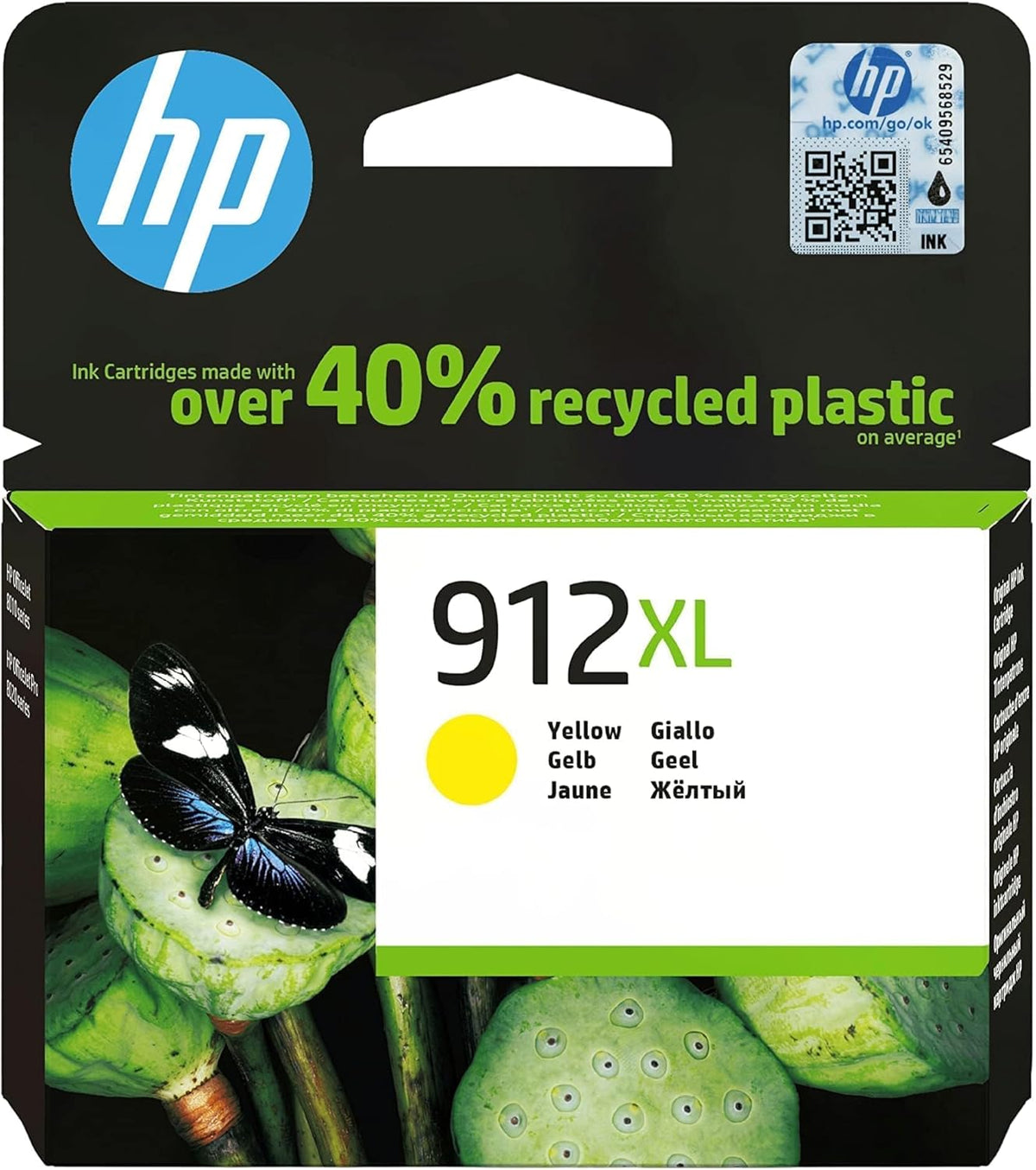 HP 912XL (3YL82AE) Multipack Original Druckerpatronen mit hoher Reichweite (für HP Officejet Pro 8010, HP OfficeJet Pro 8020) schwarz, rot, gelb, blau