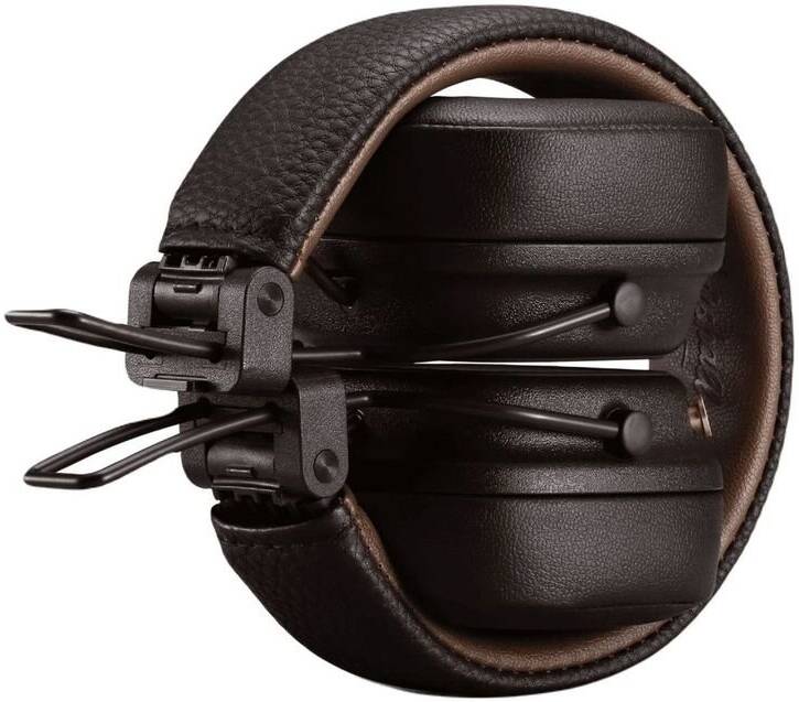 Marshall Major V Bluetooth Headphones, 40mm Dynamic Drivers, Bluetooth 5.3 Wireless Connectivity, 3.5mm Input/Output Wired Connectivity, Rugged & Foldable Design, Brown | Major-V