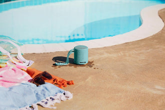 Sony SRS-XB100 Wireless Bluetooth Speaker, Portable, Lightweight, Compact, Outdoor, Travel Speaker, Durable, IP67 Waterproof and Dustproof, 16 Hour Battery, Carry Strap, Hands-Free Calling, Blue