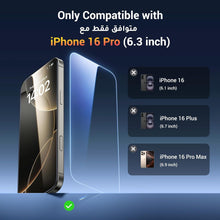 UGREEN iPhone 16 Pro Max Screen Protector 6.9'' 9H+ Unbreakable Protection HD Ultra Clear Military-Grade Tempered Glass Screen Protector, Easy to Install, Anti Fingerprint, Fit for Most Cases