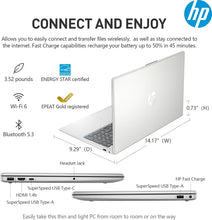 2025 HP 15.6 Laptop Computer,Intel 10-Core i5 Laptop Lifetime Office,College Students Business Laptop 15 Inch FHD,32GB RAM 1.5TB Storage (1TB SSD+512GB PSSD),Windows 11 Pro Copilot AI,Number Pad,USB-C
